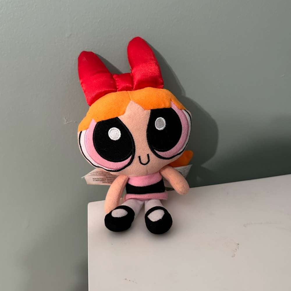 2000 Vintage Powerpuff Girl Plush Blossom Cartoon Network